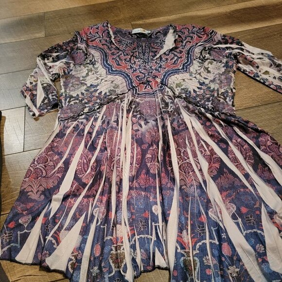 Unity World Wear sublimation print polyester top. Size 1X. - Picture 2 of 6